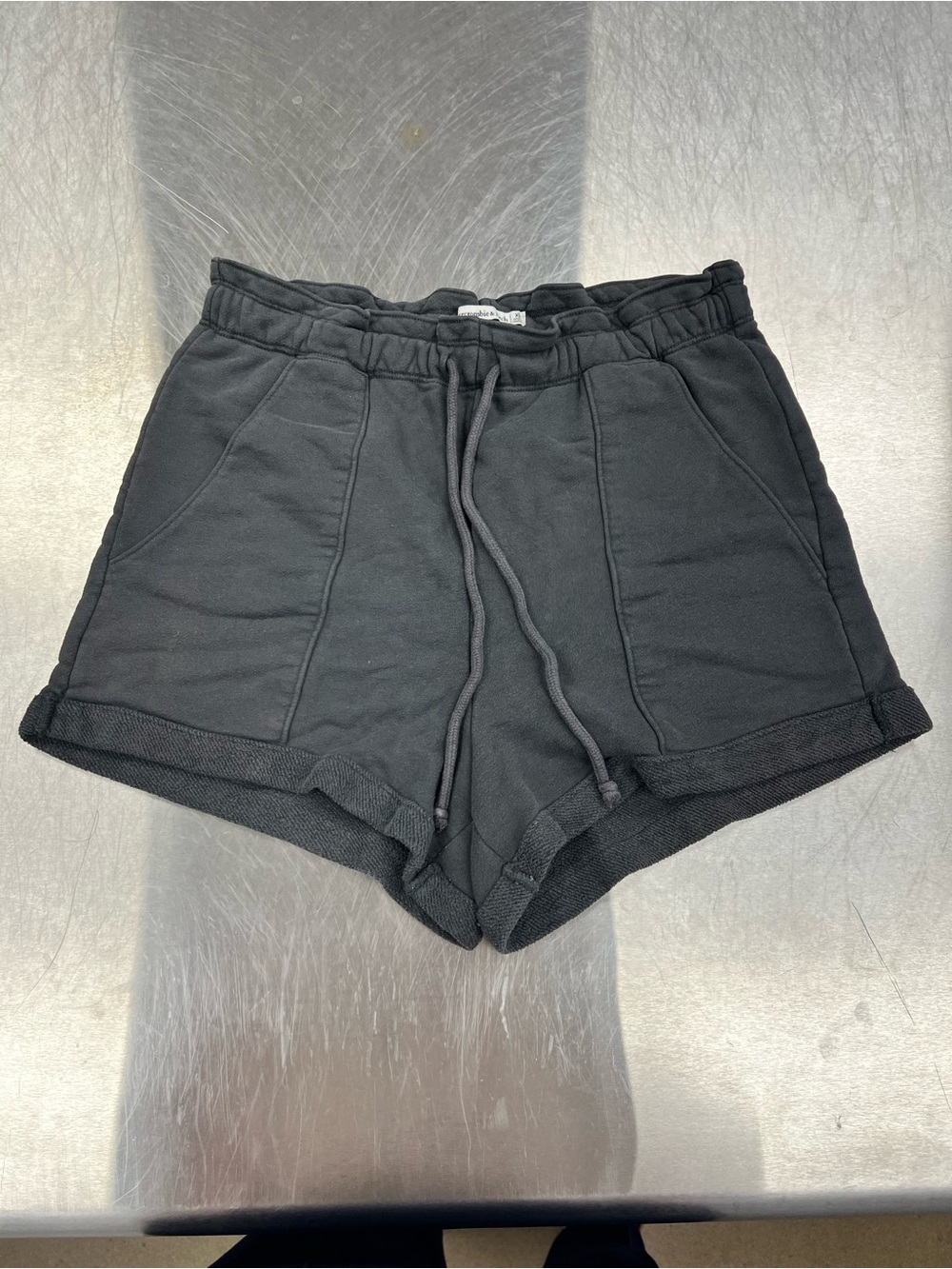 Abercrombie & Fitch Women's Gray Drawstring Lounge Shorts size XL